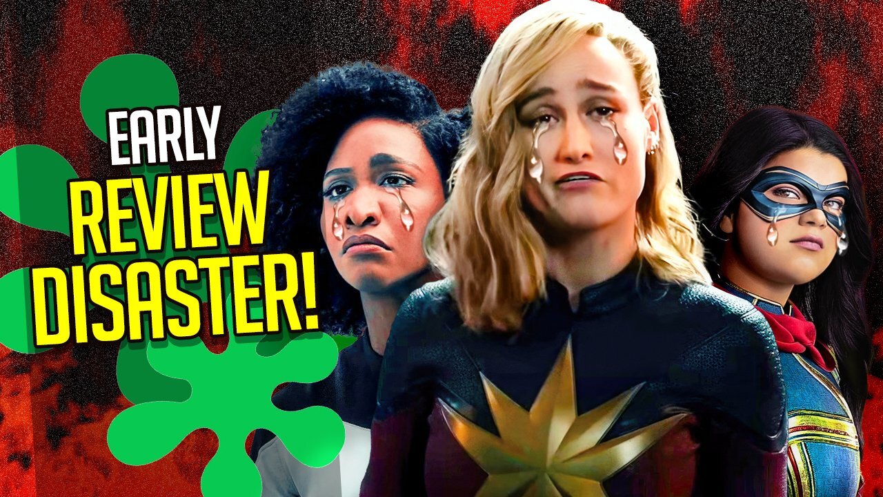 THE MARVELS Early Reviews a DISASTER, movie is ROTTEN despite media spin!