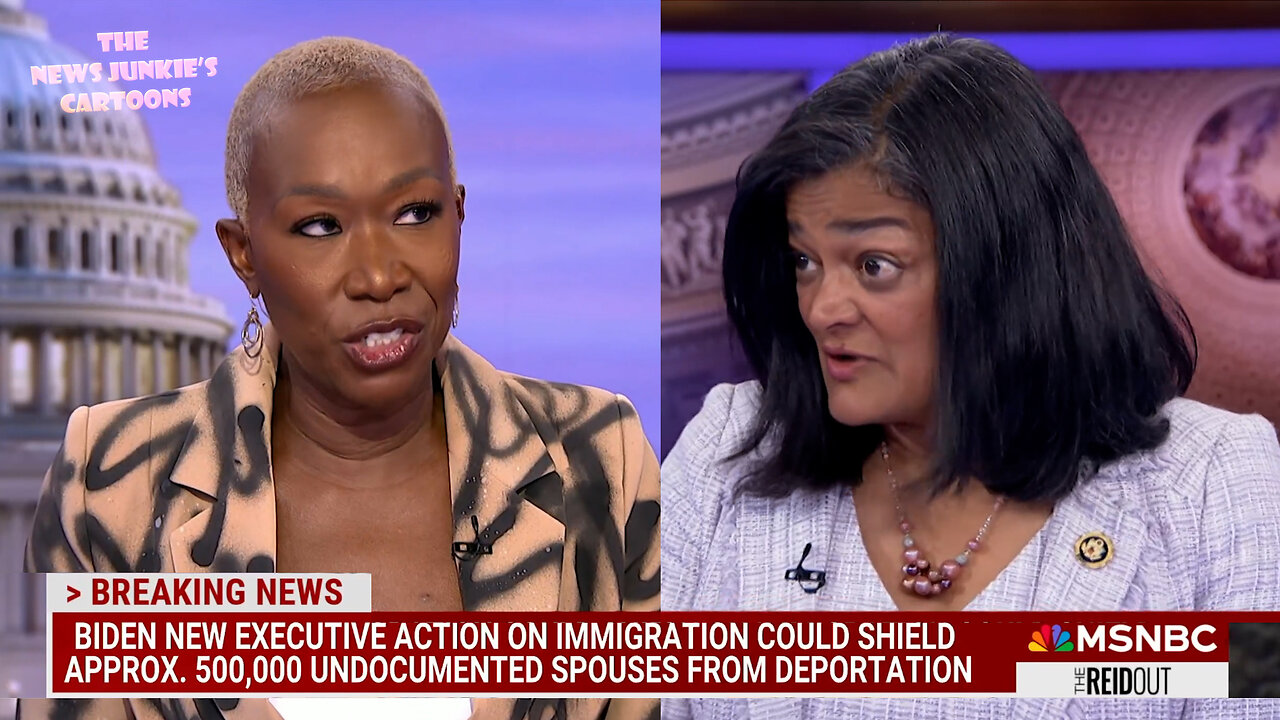 Democrat Jayapal & Trump hater Joy Reid complain about conservative media reporting crimes by illegal migrants: "We have to let them work. Without them the economy will collapse immediately."