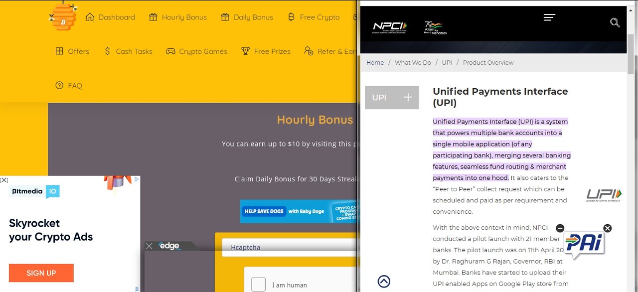 How To Earn Free UPI TOKENS Cryptocurrency At BTC Bunch Every Hour Withdraw Via UPI Transfer India