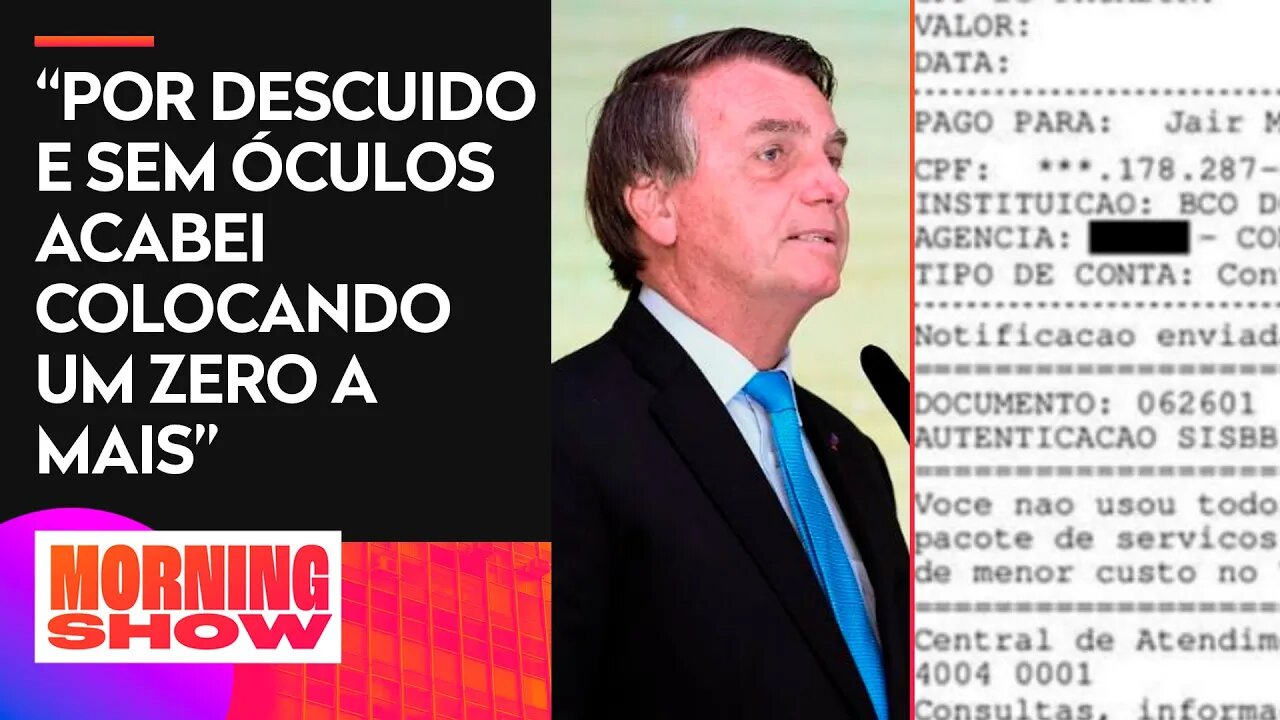 Advogada erra Pix e transfere R$ 3,5 mil para Bolsonaro