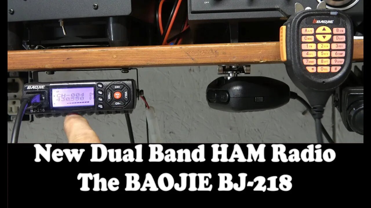 Dual Band Mobile HAM Radio. The BAOJIE BJ 218 2M/70CM. Part 1: Unboxing and Install.