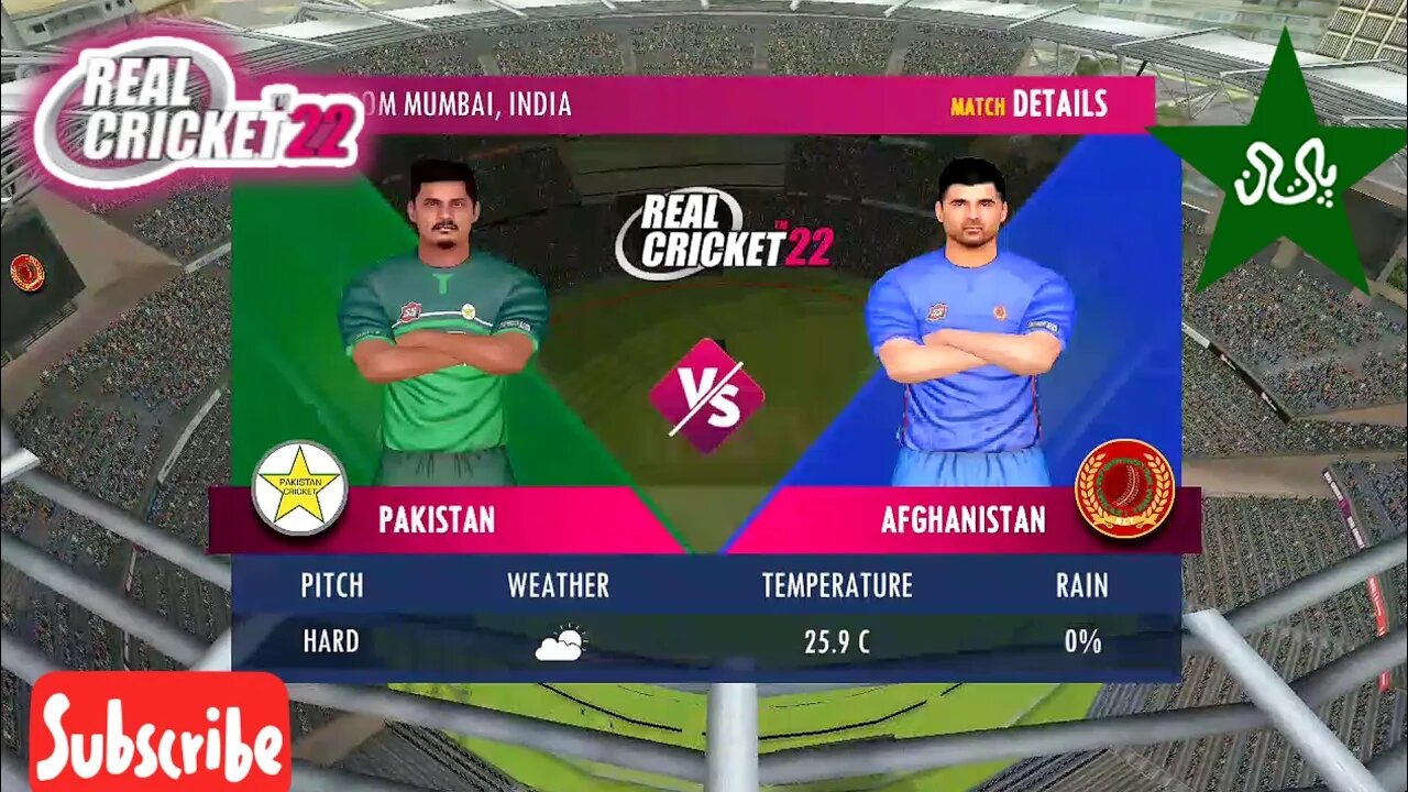 Pak vs Afg ODI Match Real Cricket 22 : 👍 Good stream | Playing Solo