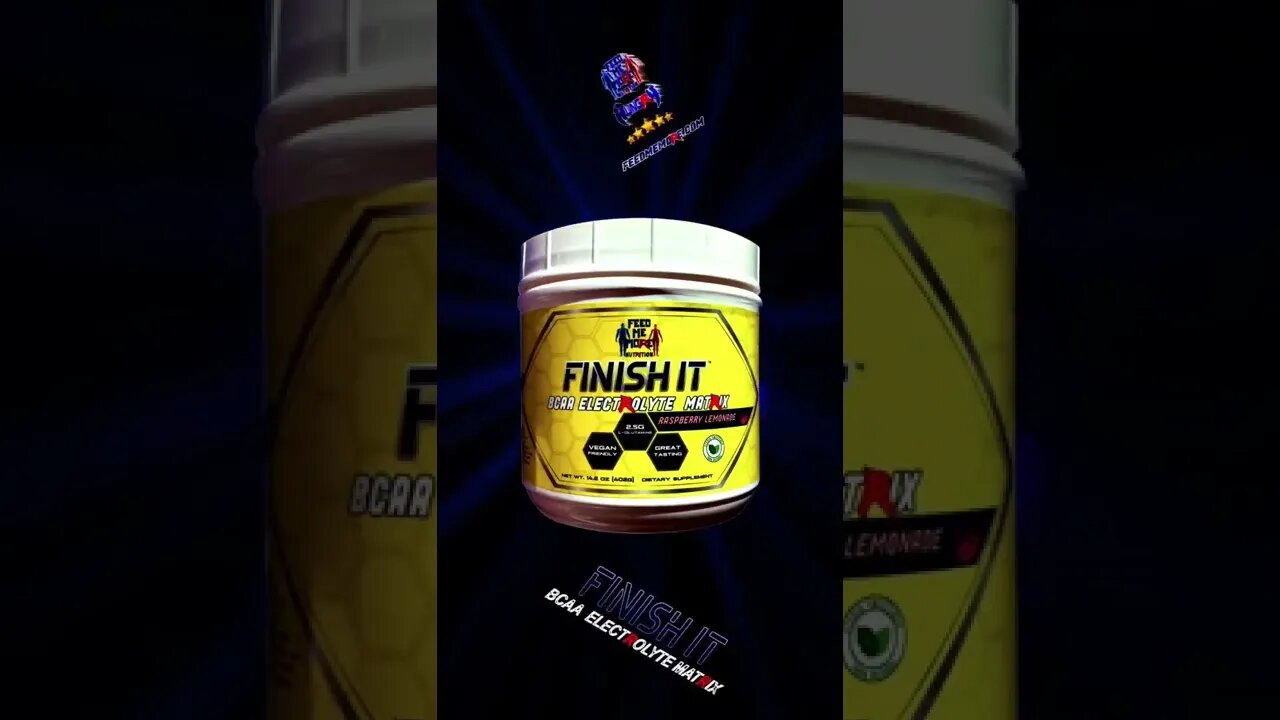 Finish It BCAA & Electrolyte Matrix Formula by Feed Me More Nutrition