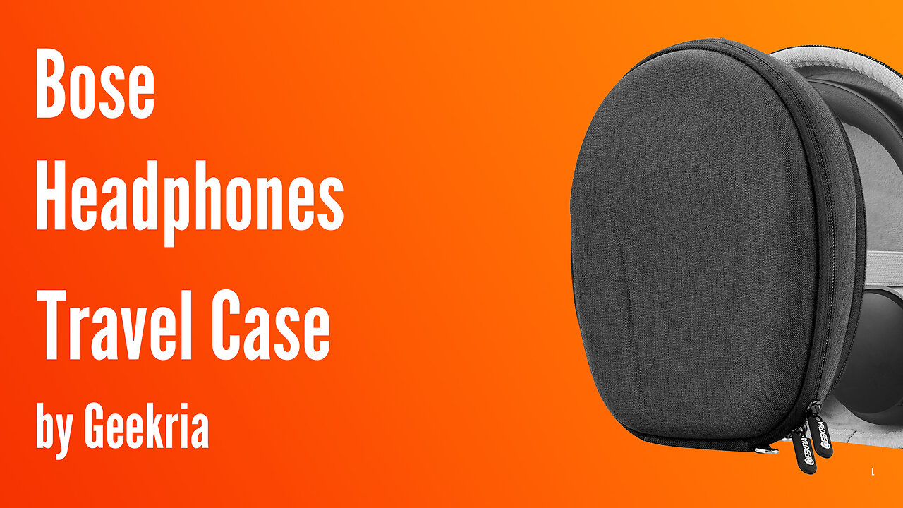 Bose Over-Ear Headphones Travel Case, Hard Shell Headset Carrying Case | Geekria