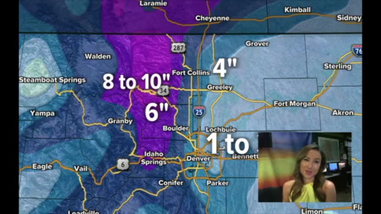 Katie LaSalle 11:45 a.m. update on upcoming snow storm
