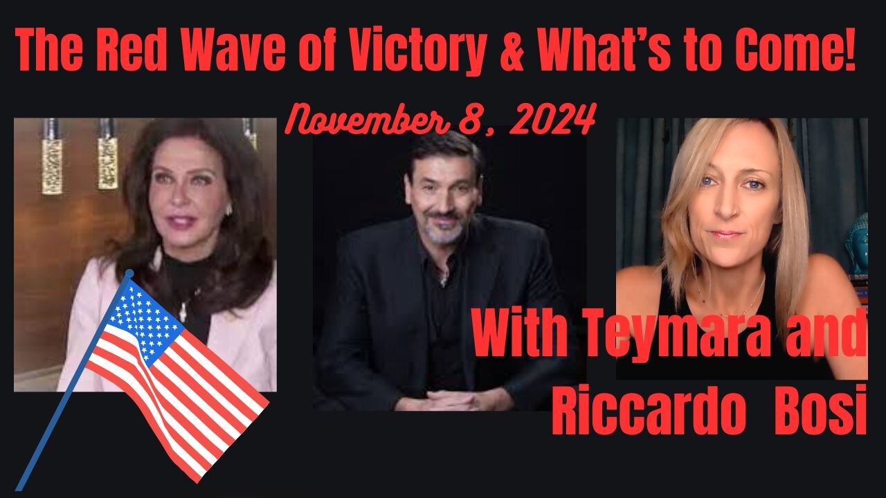 Red Wave Victory. With Teymara & Riccardo Bosi