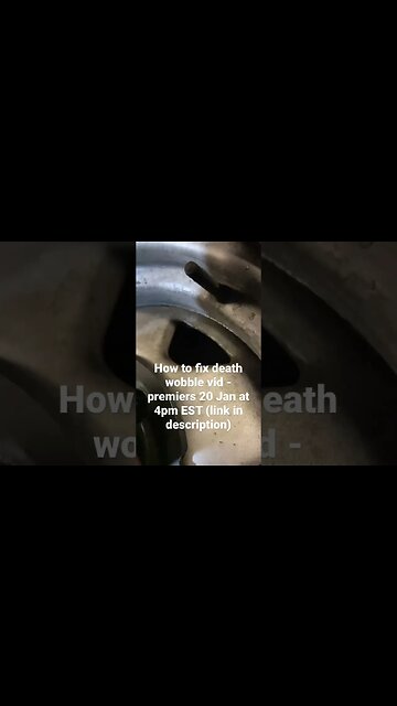 PREMIERS TONIGHT Death Wobble Returns https://youtu.be/gtRtcO2OIWk #jeep #xj #diy #deathwobble