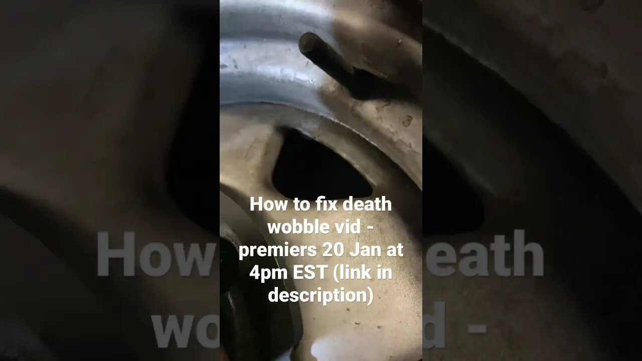 PREMIERS TONIGHT Death Wobble Returns https://youtu.be/gtRtcO2OIWk #jeep #xj #diy #deathwobble