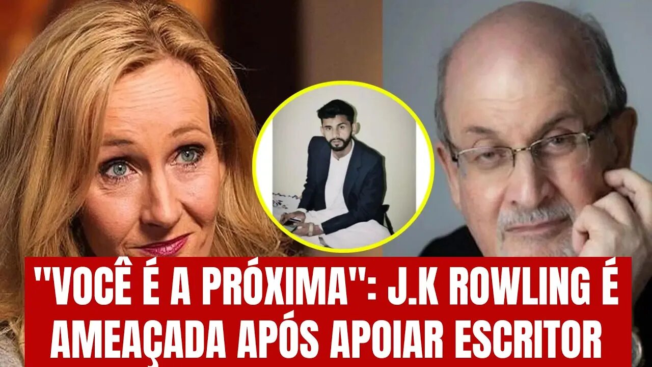 J.K. Rowling é ameaçada de morte após falar de Salman Rushdie