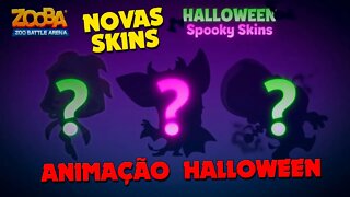 NOVIDADE NOVA ANIMAÇÃO HALLOWEEN DO ZOOBA NOVAS SKINS