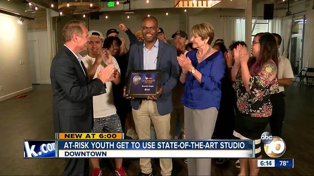 Leadership: At-risk youth get to use state-of-the-art studio