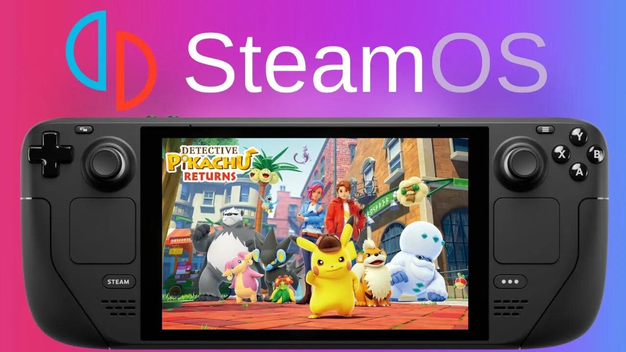 Detective Pikachu Returns (Yuzu 1579) Switch Emulation | Steam Deck