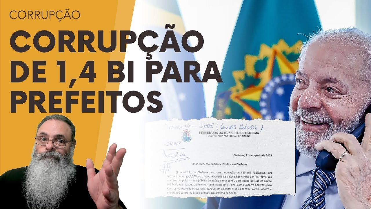 LULA favoreceu SEIS PREFEITOS AMIGOS com VERBAS BILIONÁRIAS sem JUSTIFICATIVA TÉCNICA ou PARECER