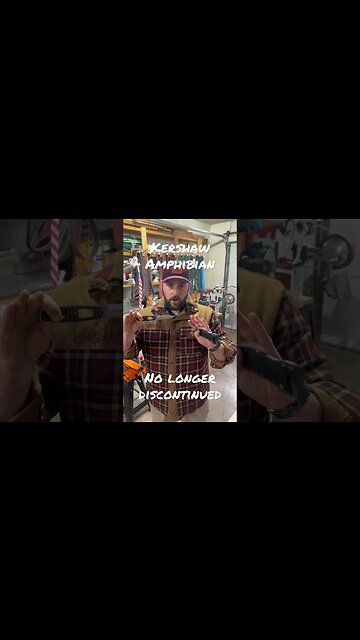 GOAT - The Kershaw Amphibian, outa retirement! #knife #respect #diy #montana #homemade