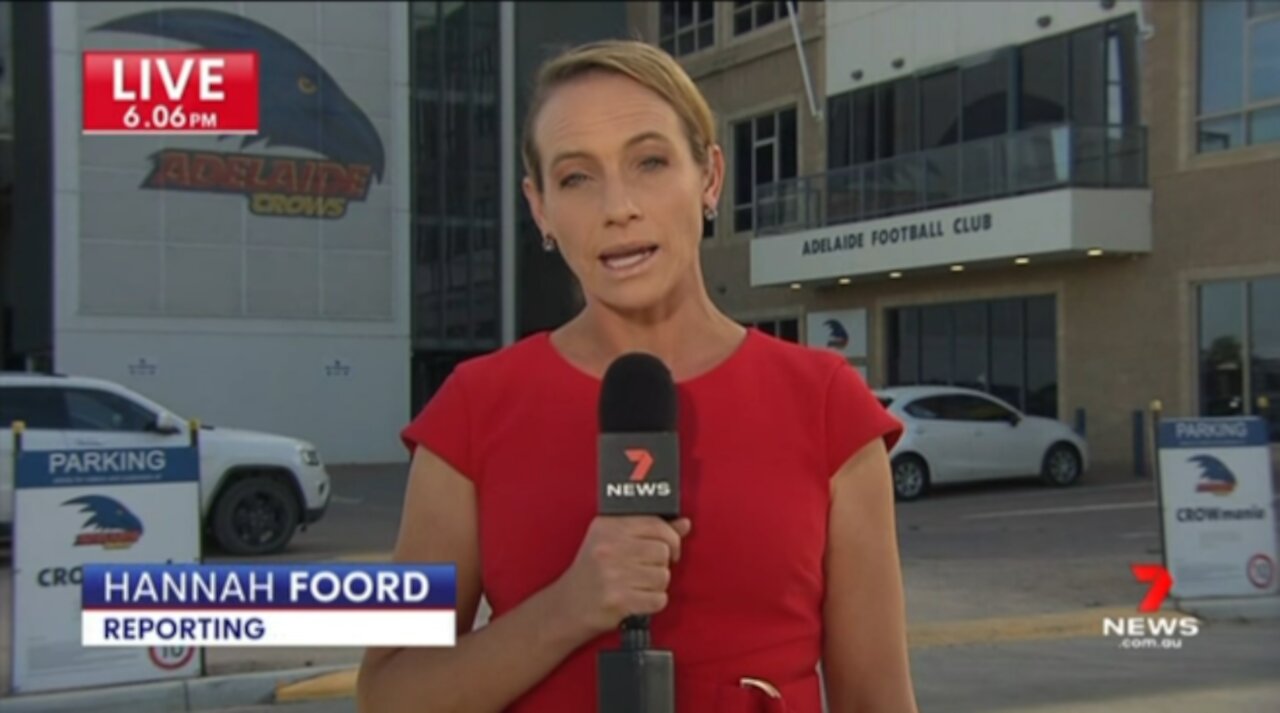 7NEWS Adelaide: Severe COVID "vaccine" reaction strikes Adelaide Crows player