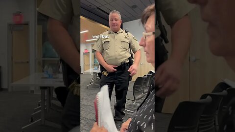 Shocking!! Police remove innocent citizen from school board meeting!!