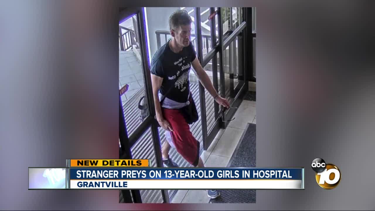 Stranger preys on 13-year-old girls in hospital