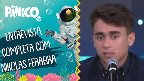 Assista à entrevista com Nikolas Ferreira na íntegra