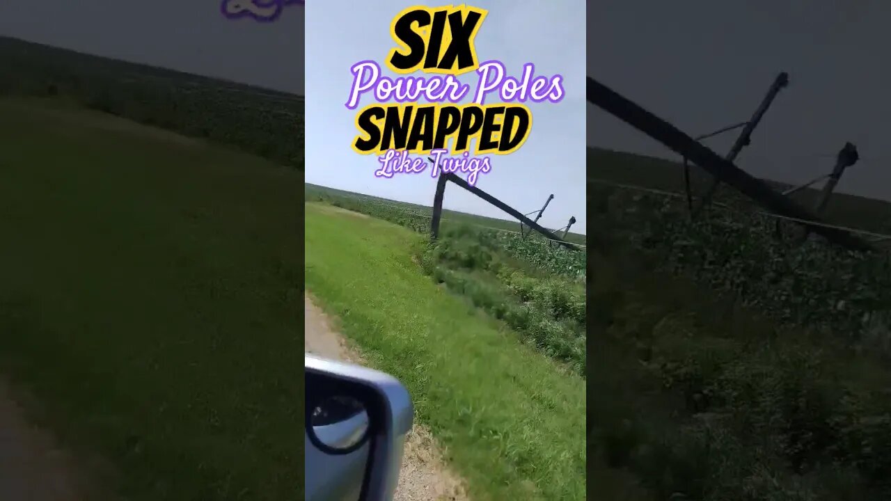 Insane Midwest Storm Damage #shorts #storm #damage