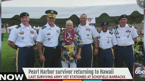 Pearl Harbor survivor returning to Hawaii