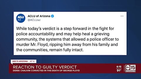 Valley leaders react to Chauvin guilty verdict