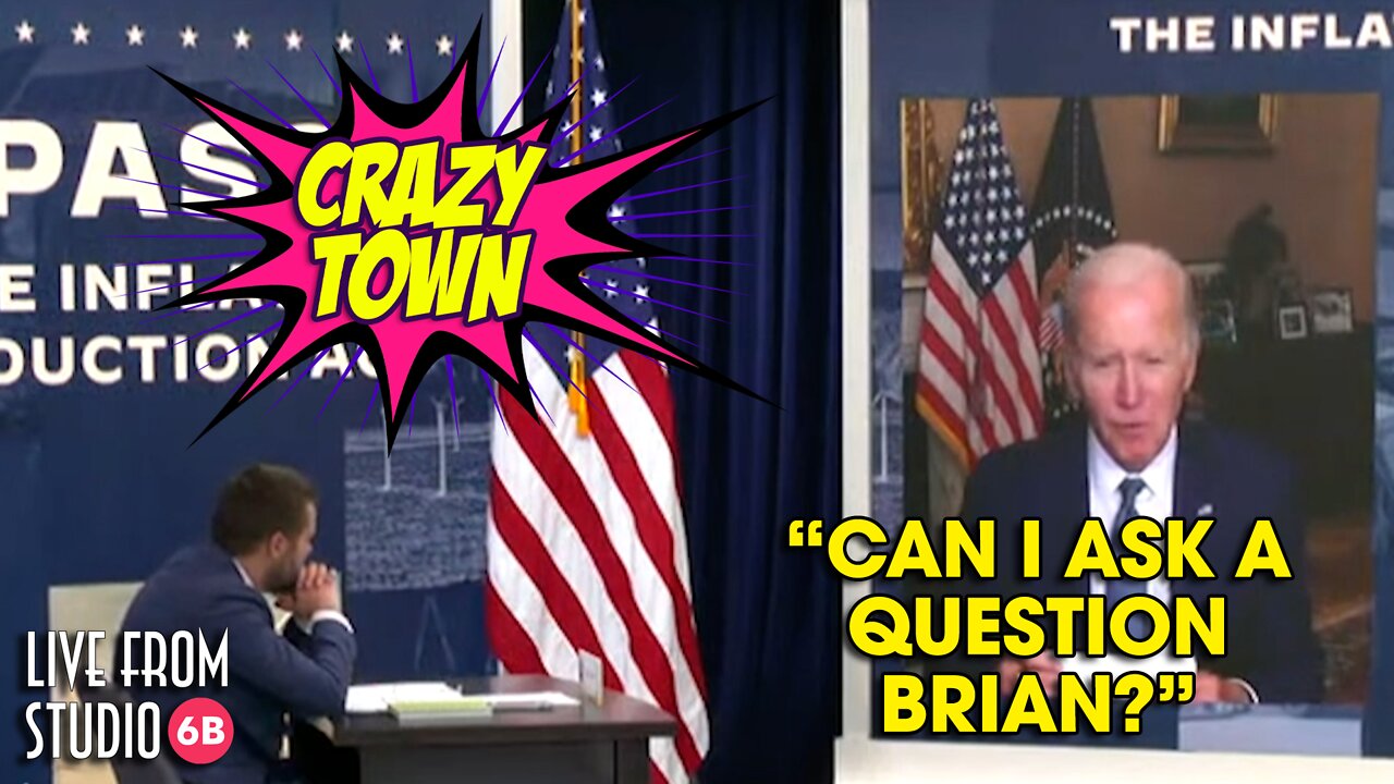 Joe Biden Zooms into Inflation Inflation Act Meeting (Crazy Town)