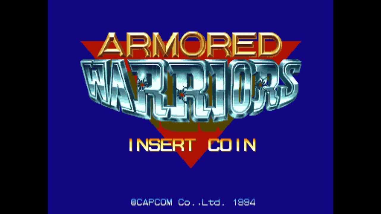 Armored Warriors, Arcade Game, Capcom 1994, playthrough