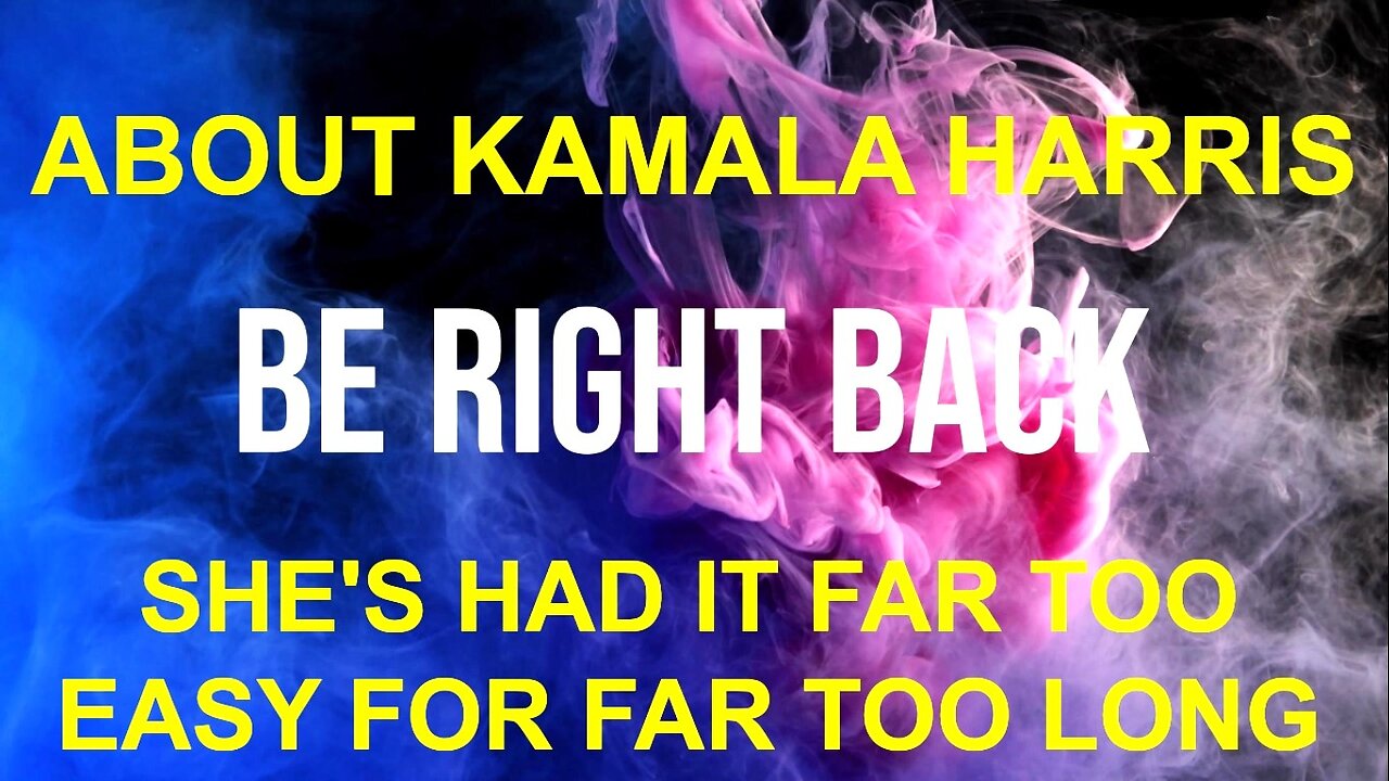 KAMALA HARRIS IS TOO SOFT, LAZY, AND WEAK TO BE PRESIDENT!
