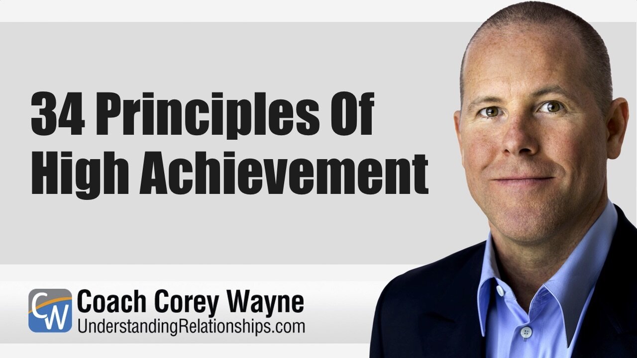 34 Principles Of High Achievement