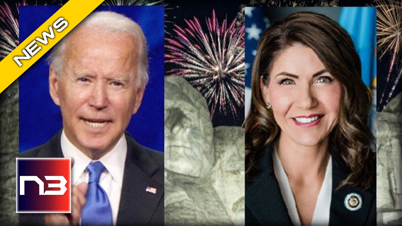 SD Gov. Kristi Noem lays the SMACKDOWN on BIden about 4th of July Fireworks