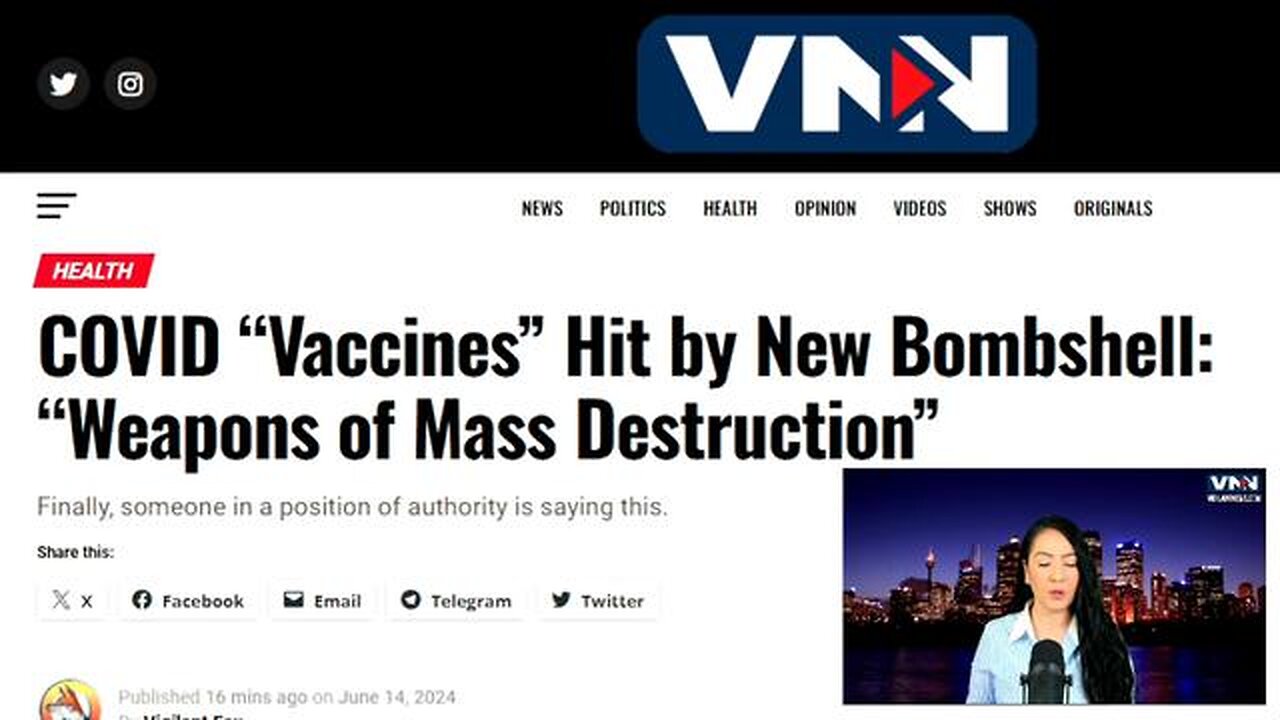 Dr. Francis Boyle: “COVID-19 injections.. biological weapons & weapons of mass destruction.."💉☠️💉