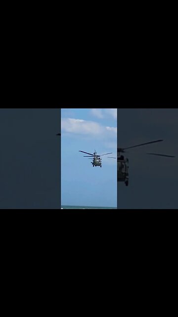 Military Chopper 🚁 Buzzed me like Apocalypse Now! Wonder Why? 👽🤔 #shorts