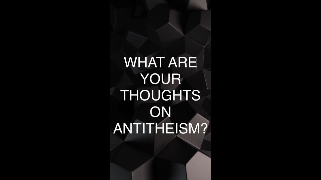 Antitheism is Pretentious (Old Video, Minarchist)