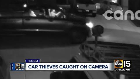 Peoria neighborhood targeted by thieves