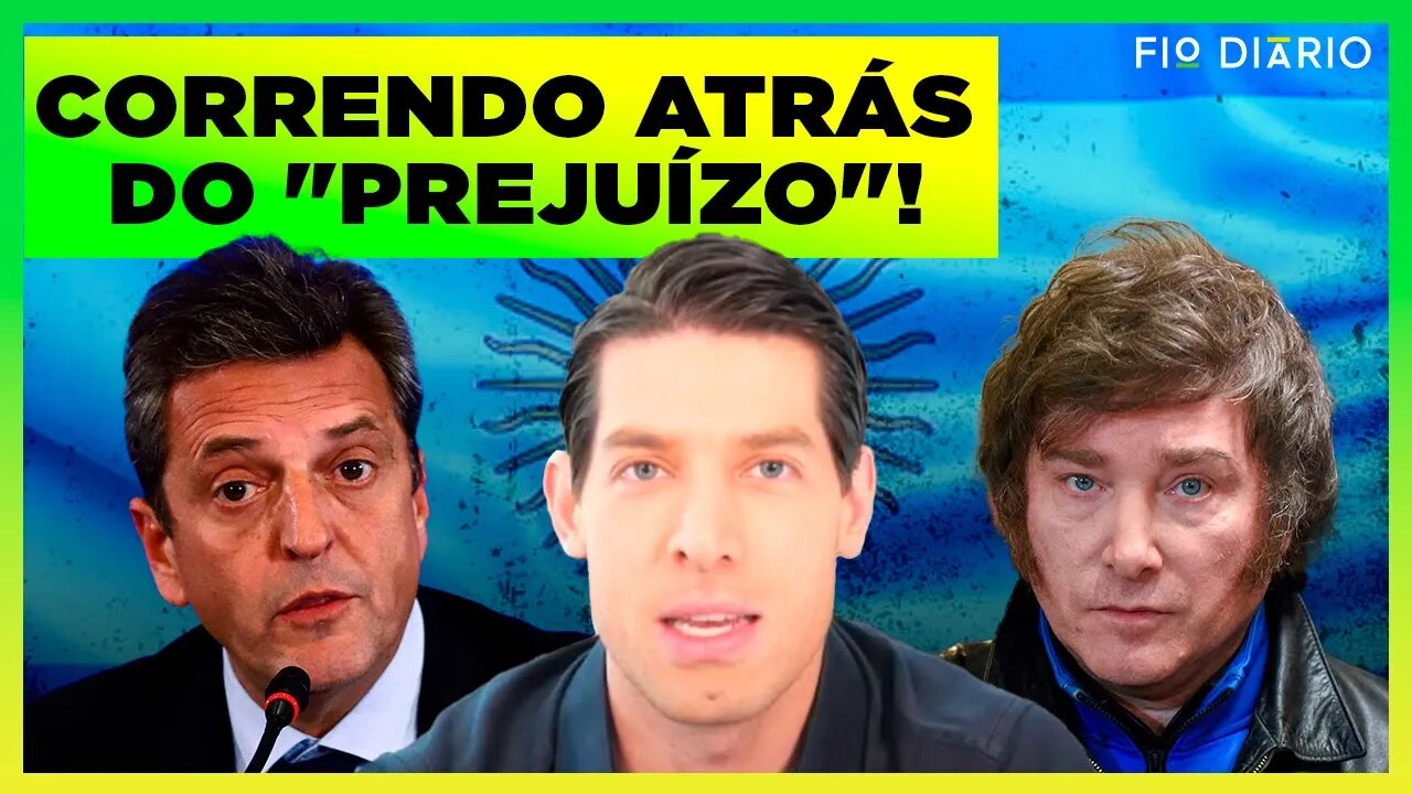 JAVIER MILEI IRÁ AO 2º TURNO CONTRA SERGIO MASSA EM ELEIÇÃO PRESIDENCIAL NA ARGENTINA