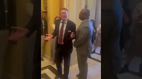 Rep. Thomas Massie and PSYCHO Dem get into shouting match over gun control
