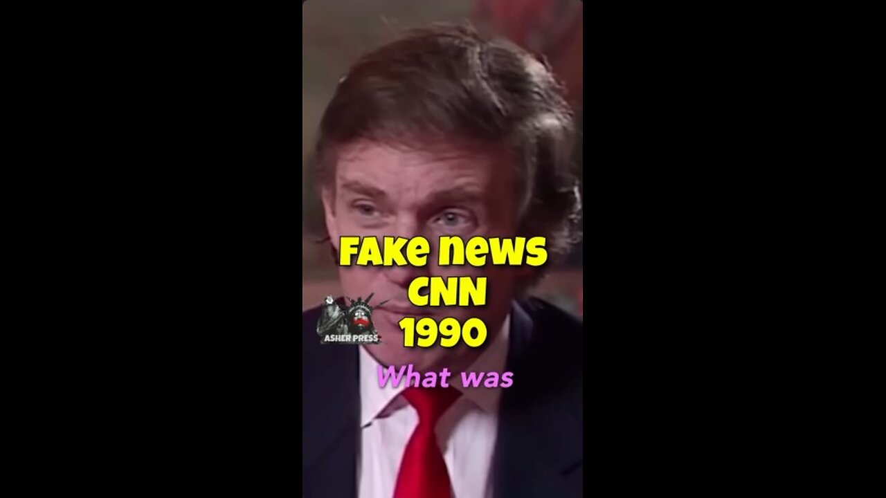 Trump Exposes CNN reporter as FAKE NEWS in 1990