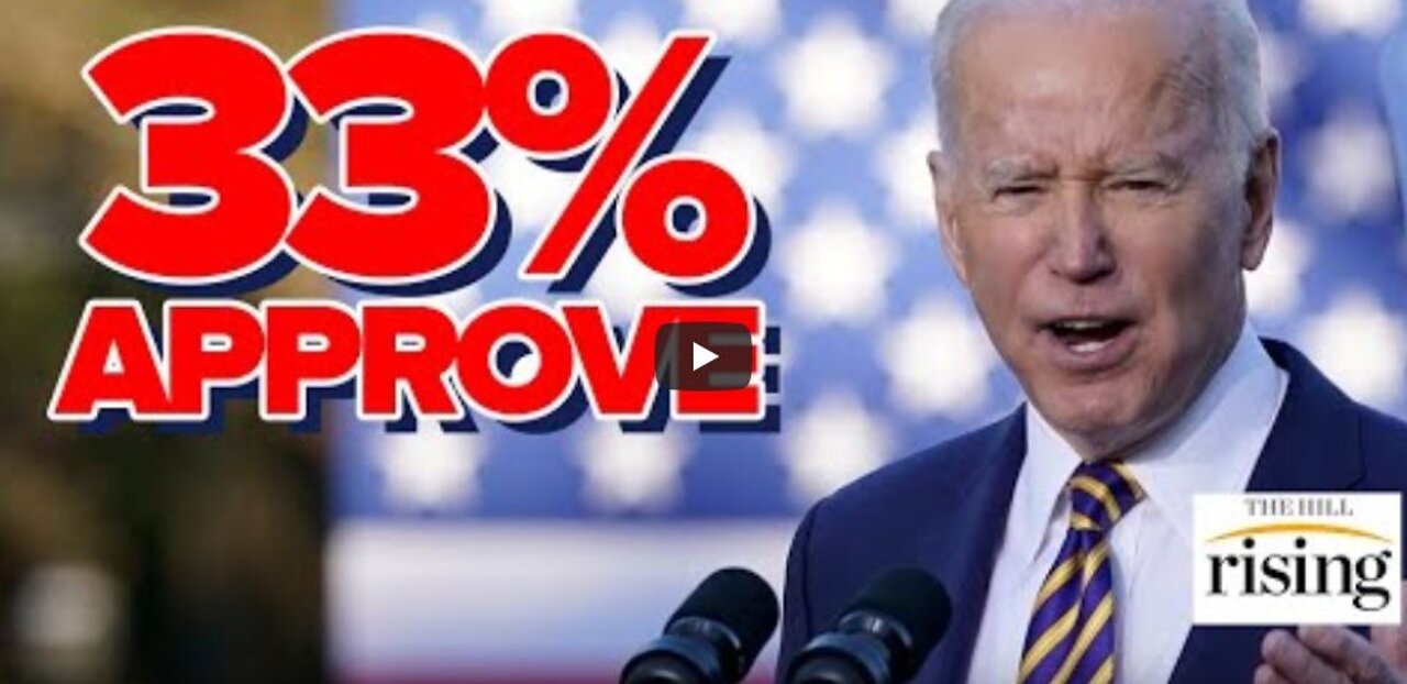 ROCK BOTTOM: Biden Sees Approval SINK To 33%, Support Among Dems Slips 12% Pts since November