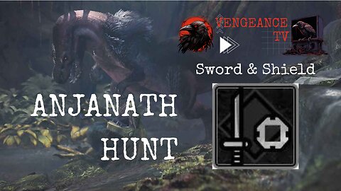 Monster Hunter World MHW First hunt on rumble - Anjanath