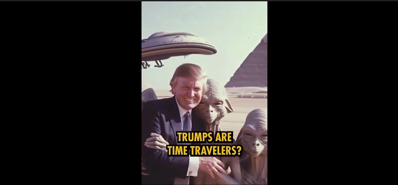 Trumps TIME TRAVEL ?