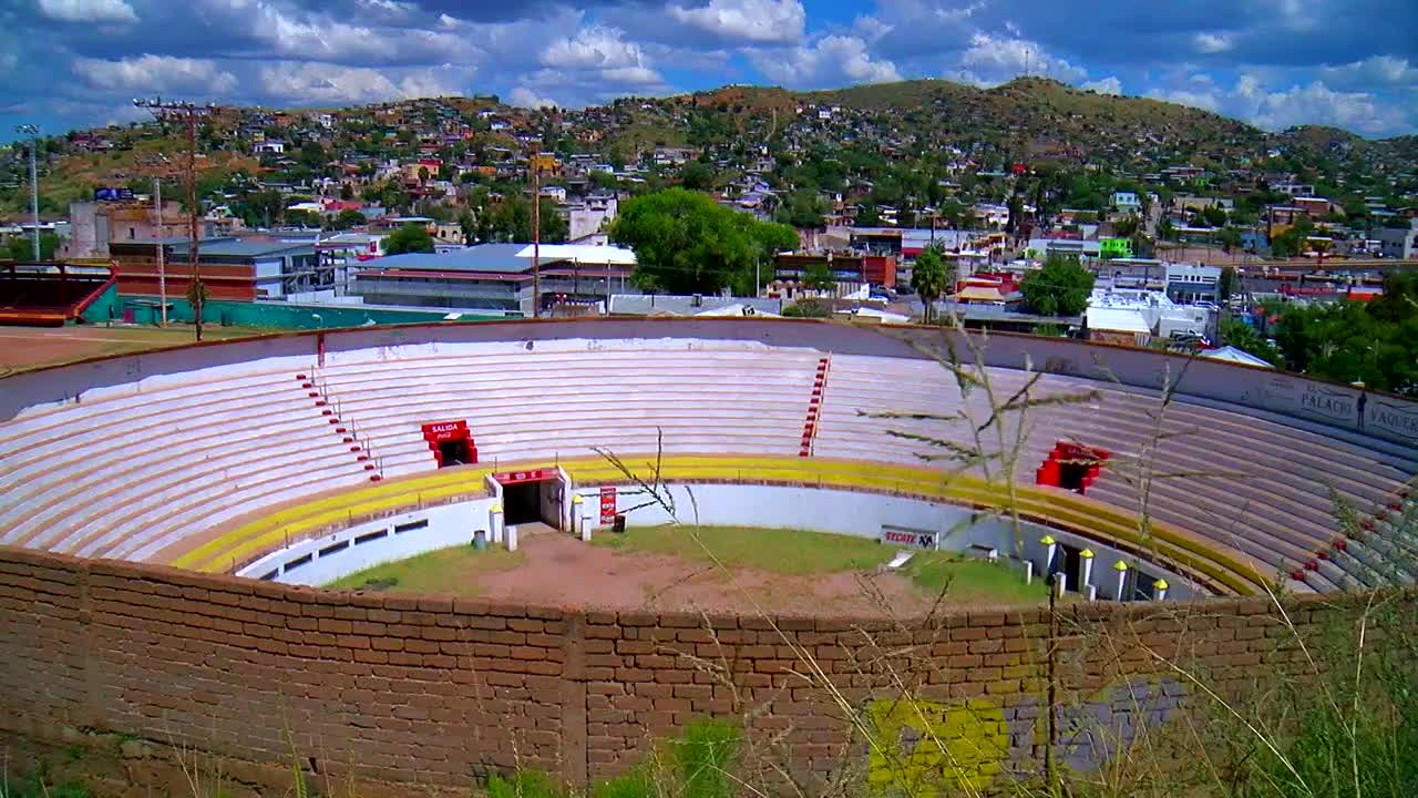 A historic arena in the heart of a bustling Nogales, Sonora