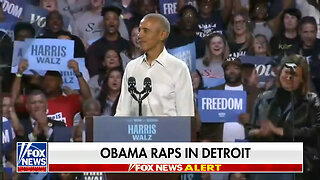 Obama Raps To Eminem In Detroit