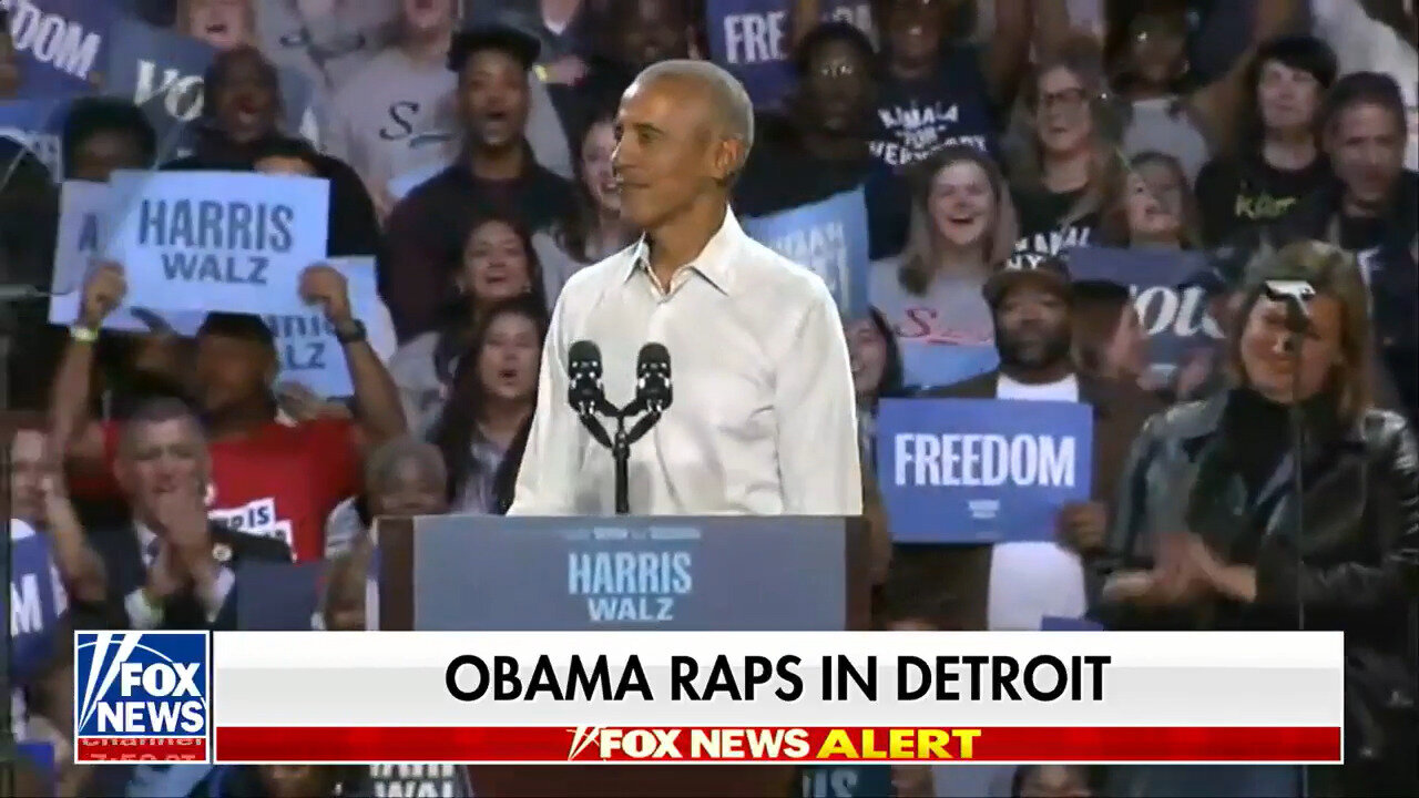 Obama Raps To Eminem In Detroit