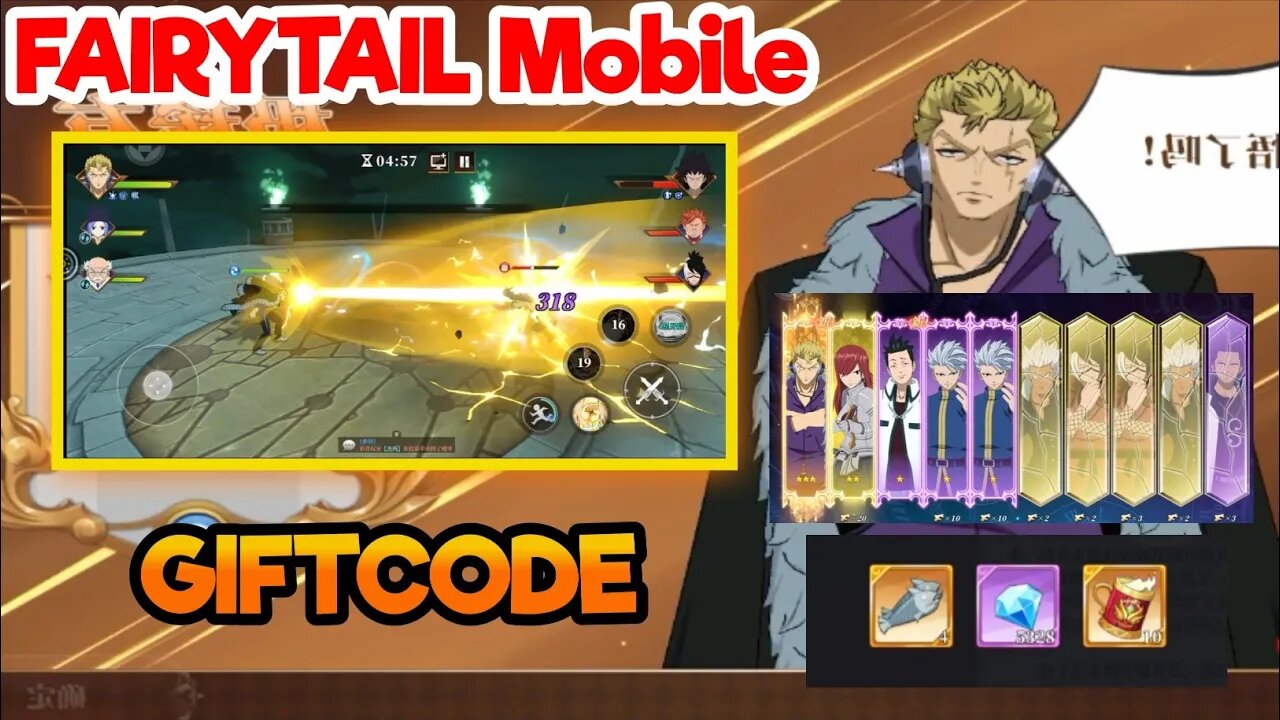 Giftcode + Gacha Laxus Wangi2 | Bansosnya Mewah - Fairy Tail Mobile (Android/Ios)