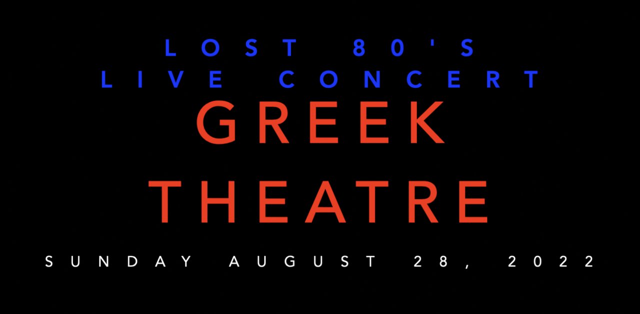 SHAW MUSIC STORIES - 1980'S FLASHBACK - GREEK THEATRE HOSTED BY RICHARD BLADE KROQ - AUGUST 28, 2022