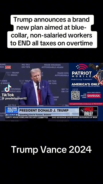 Trump to End All Taxes on Overtime 2024