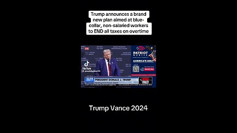 Trump to End All Taxes on Overtime 2024