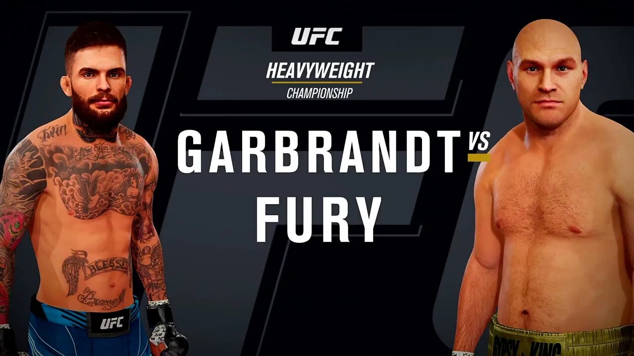 EA Sports UFC 4 Gameplay Tyson Fury vs Cody Garbrandt