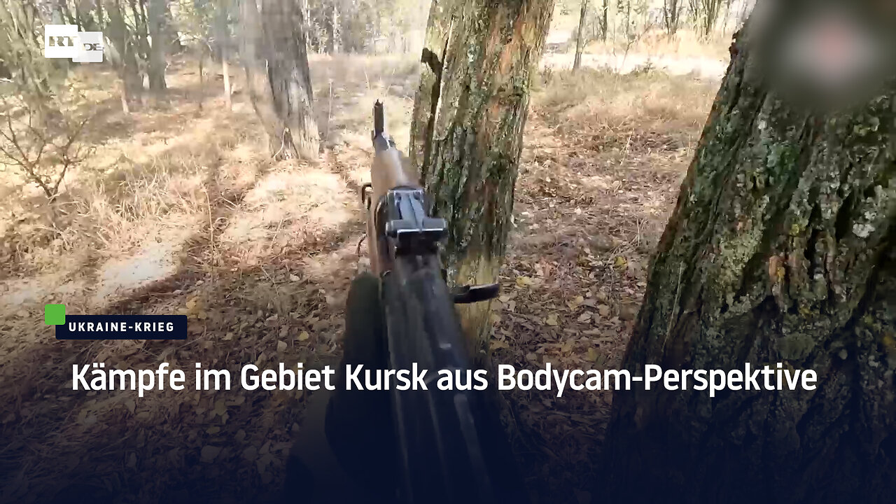 Kämpfe im Gebiet Kursk aus Bodycam-Perspektive