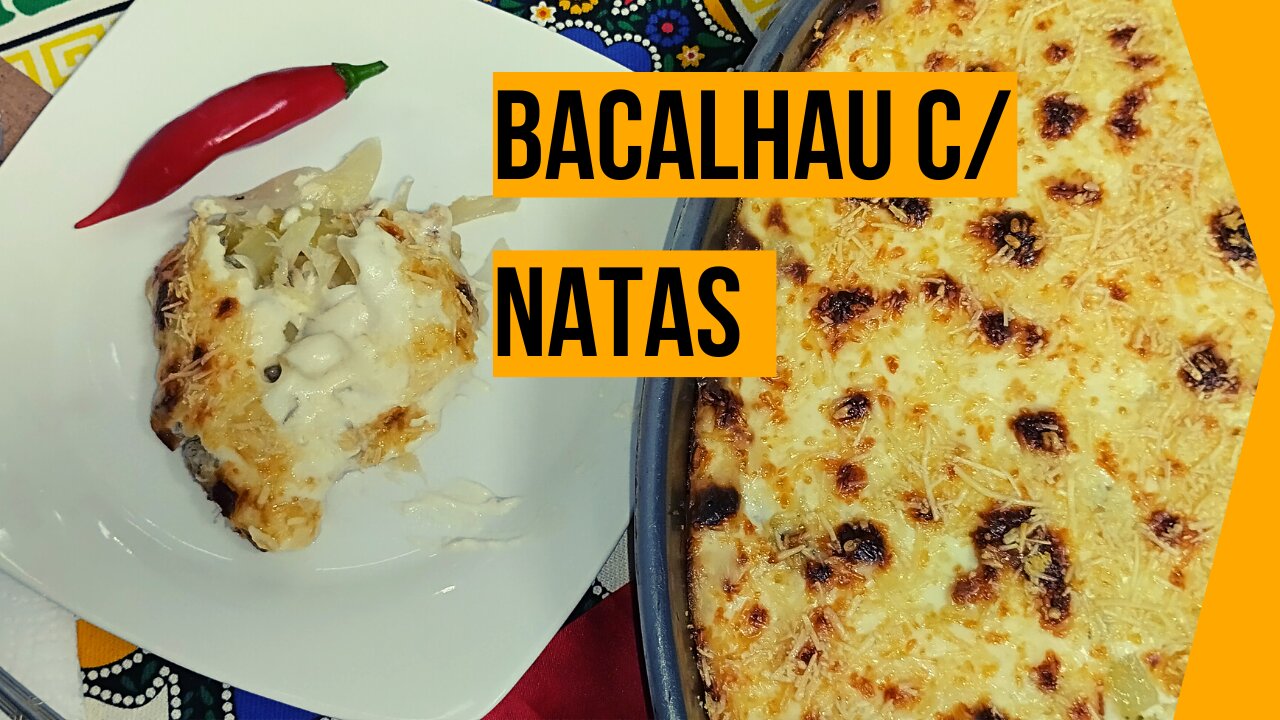 Como fazer Bacalhau com Natas